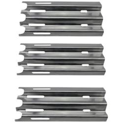 Grill Valueparts REV081 (3-pack) Stainless Steel Heat Plate/Shield Replacement Parts For Select Vermont Castings VM 400 Vermont Castings and Jenn-Air JA460 Jenn Aire JA580 Jenn Aire Great Outdoors Gas Grill Models (Dimensions: 14 1/2'' X 7 1/4'')