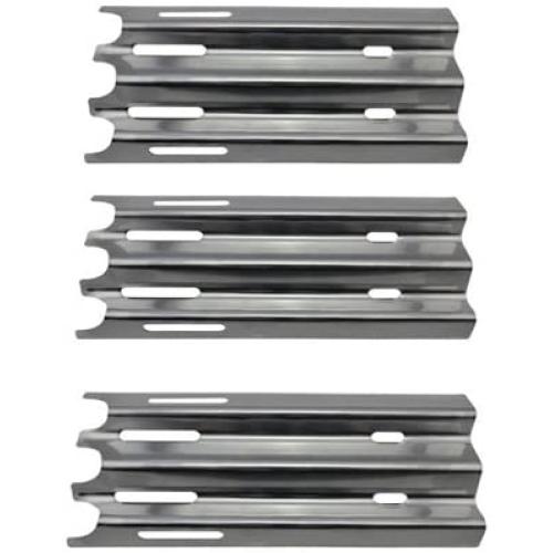 Grill Valueparts REV081 (3-pack) Stainless Steel Heat Plate/Shield Replacement Parts For Select Vermont Castings VM 400 Vermont Castings and Jenn-Air JA460 Jenn Aire JA580 Jenn Aire Great Outdoors Gas Grill Models (Dimensions: 14 1/2'' X 7 1/4'')