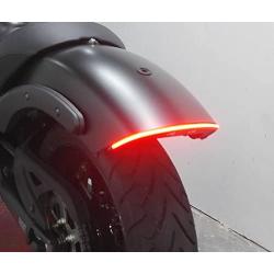 Fender Eliminator Integrated LED Taillight Kit for Kawasaki Vulcan S - Brake and Turn Signals - Clear Lens