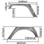 Hooke Road Armor Style Fender Flares + Front Inner Fender Liners Kit Compatible with Jeep Wrangler JK & Unlimited 2007-2018 2/4 Doors Hooke Road Armor Style Fender Flares + Front Inner Fender Liners Kit Compatible with Jeep Wrangler JK & Unlimited 2007-2018 2/4 Doors