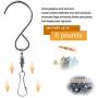 10 Pack Swivel Hooks Clips Smooth Spinning for Hanging Wind Spinners Wind Chimes Crystal Twisters Party Supply Rotating Display S Hooks