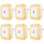 Vont LED Night Light Plug-in, (6 Pack) Smart Dusk to Dawn Sensor, Automatic Night Lights, Suitable for Bedroom, Bathroom, Toilet,Stairs,Kitchen,Hallway,Kids,Adults,Compact Nightlight, Warm White