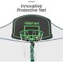 Merax 12FT Trampoline with Safety Enclosure Net, Basketball Hoop and Ladder - BV Certificated – Basketball Trampoline