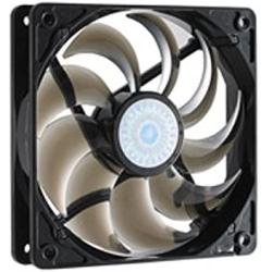 Cooler Master SickleFlow 120 - Sleeve Bearing 120mm 3-Pin LED Silent Fan for Computer Cases, CPU Coolers, and Radiators - Red