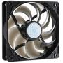 Cooler Master SickleFlow 120 - Sleeve Bearing 120mm 3-Pin LED Silent Fan for Computer Cases, CPU Coolers, and Radiators - Red