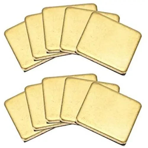 uxcell Flat IC Chipset Thermal Copper Heatsink with Adhesive Pad for RPI,12x12x1mm 10pcs uxcell Flat IC Chipset Thermal Copper Heatsink with Adhesive Pad for RPI,12x12x1mm 10pcs