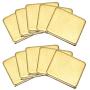 uxcell Flat IC Chipset Thermal Copper Heatsink with Adhesive Pad for RPI,12x12x1mm 10pcs