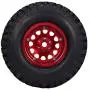 GoolRC 2PCS 2.2 Inch RC Rubber Tire Alloy Beadlock Rims Wheel Upgrade Parts for Traxxas Hsp Redcat Tamiya Axial Scx10 D90 Hpi RC Crawler (Red) GoolRC 2PCS 2.2 Inch RC Rubber Tire Alloy Beadlock Rims Wheel Upgrade Parts for Traxxas Hsp Redcat Tamiya Axial Scx10 D90 Hpi RC Crawler (Red)