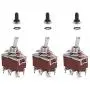 ESUPPORT Silver Contact Car Univeral Heavy Duty 20A 125V DPDT 6P On/Off/On Rocker Toggle Switch Metal Waterproof Boot Cap 12mm Pack of 3 ESUPPORT Silver Contact Car Univeral Heavy Duty 20A 125V DPDT 6P On/Off/On Rocker Toggle Switch Metal Waterproof Boot Cap 12mm Pack of 3