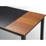 CubiCubi Computer Desk 63'' with Splice Board Study Writing Table for Home Office, Modern Simple Style PC Desk, Black Metal Frame, Espresso CubiCubi Computer Desk 63'' with Splice Board Study Writing Table for Home Office, Modern Simple Style PC Desk, Black Metal Frame, Espresso