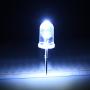 100 Pieces Clear LED Light Emitting Diodes Bulb LED Lamp, 5 mm (White)