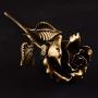 Hand Forged Metal Rose (Bronze Stained) Gift of Everlasting Love