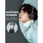 Headphones with Microphone, Vogek Lightweight Foldable on Ear Headset for Kids Teens Adults, Wired Stereo Headphones with Deep Bass, Portable Design for Home Office Travel Virtual Schooling, Black Headphones with Microphone, Vogek Lightweight Foldable on Ear Headset for Kids Teens Adults, Wired Stereo Headphones with Deep Bass, Portable Design for Home Office Travel Virtual Schooling, Black