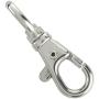 25 Pack- Premium Metal Lobster Claw Clasps - Wide 3/4 Inch D Ring - 360° Swivel Trigger Snap Hooks - Great for DIY Face Mask Lanyards by Specialist ID