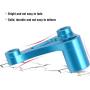 Dilwe RC Claw Parts, Aluminium Alloy Claw Parts for Wltoys 12428 / FY03 RC Car Upgrade Accessory