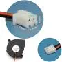TOTOT 4PCS Cooling Blower Fan 5015 12V 0.18A 6000Rpm DC Industrial Cooling Turbo Fan 50x50x15mm 3D Printer Parts Mini Black Plastic Fans TOTOT 4PCS Cooling Blower Fan 5015 12V 0.18A 6000Rpm DC Industrial Cooling Turbo Fan 50x50x15mm 3D Printer Parts Mini Black Plastic Fans