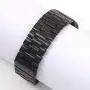 Miniseas Band Compatible with Apple Watch Band 38mm 42mm Stainless Steel Wristband Metal Buckle Clasp Strap Replacement Bracelet for iWatch Series 5/4/3/2/1 40mm 44mm (Black, 38MM-40MM)