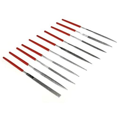 SE 10-Piece Mini Diamond Needle File Set - 73810DF