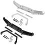 Demeras Rc Rear Bumper Aluminium Alloy Rc Front Bumper Guard Spare Upgrade Parts for RGT 1/10 Truck Overland Rock Cruiser EX86100