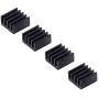 Mudder 8 Piece Black Aluminum Heatsink Cooler Cooling Kit for Raspberry Pi 3, Pi 2, Pi Model B+ Mudder 8 Piece Black Aluminum Heatsink Cooler Cooling Kit for Raspberry Pi 3, Pi 2, Pi Model B+