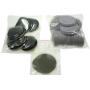 Sunshine 75mm Blank Badges & Buttons Parts for Badge & Button Making Machine (Spring-Pin Plastic-Back 50sets)
