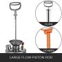 Happybuy Stainless Steel Sprayer, 2 Gallon - Steel Hand-Pump Sprayer, with 3.3-inch Reinforced Hose - Garden Sprayer for Home, Gardening, Ground Cleaning