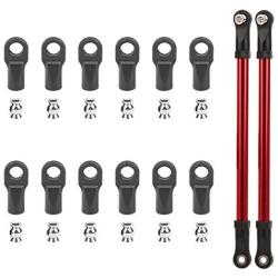 RC Car Pull Rod End, Plastic + Metal Pull Rod End Kit RC Crawler Upgrade Accessory Part