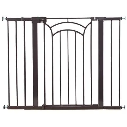 Safety 1st Décor Easy Install Tall & Wide Baby Gate with Pressure Mount Fastening