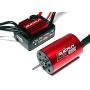 Xiangtat Hobby Wing Brushless Combo QuicRun 2435 SL G2 4500KV Motor + WP-16BL30 30A ESC + Program Card for 1/16 1/18 RC Car