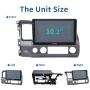 Dasaita 10 inch Screen Android 10.0 Car Stereo for Honda Civic 2006 to 2011 Radio Built-in Carplay Android Auto GPS Single Din Navigation 4G Ram 64G ROM DSP System 15Band EQ Multimedia