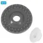 HEEPDD Knitting Machine Rubber Wheel, Metal Knitting Machine Accessory with 4 Ring for Silver Reed SK840 SK830 SK580 SK280 SK270