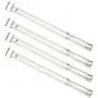 Xhring 4pack Straight Tube Burner, Grilling Corner Pipe Burner for Charbroil, Length 15.9inch