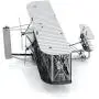 Fascinations Metal Earth Wright Brothers Airplane 3D Metal Model Kit
