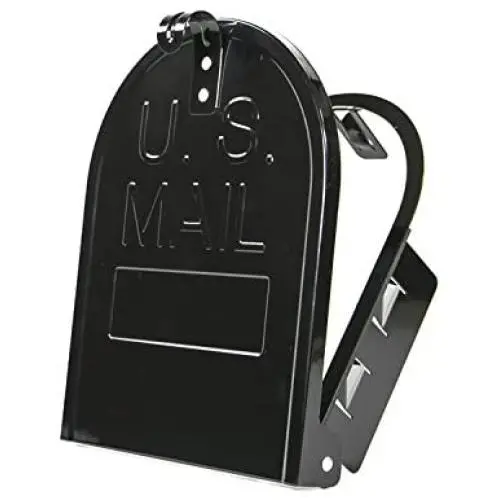 8 Inch (Width) by 10 Inch (Height) RetroFit ''Snap-In'' Mailbox Door Replacement - Black 8 Inch (Width) by 10 Inch (Height) RetroFit ''Snap-In'' Mailbox Door Replacement - Black
