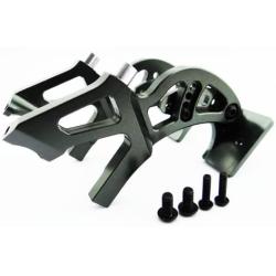 Atomik RC Alloy Wing Mount, Grey fits The 1/10 E-Revo and Other Models - Replaces Part 5411