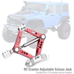 RC Car Jack, RC Crawler Adjustable Metal Scissor Jack for 1:10 Scale RC Car Tool Part Accessory