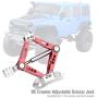 Zouminy Adjustable Metal Scissor Jack Tool Part Accessory for RC Crawler Car 1:10 Scale