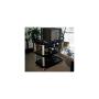 Rubbermaid Commercial Products Heavy Duty 3-Shelf Rolling Service/Utility/Push Cart, 300 lbs. Capacity, Black, for Foodservice/Restaurant/Cleaning (FG409100BLA)