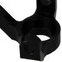 Mxfans Black Aluminum Alloy Upgrade Parts SCX0002 SCX0001 C-Hub Carrier & Steering Hub Carrier(L/R) for AXIAL SCX10 RC1:10 Off Road Car Pack of 2