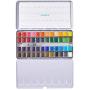 MEEDEN Watercolor Paint Set, 48 Vibrant Colors in Pocket Box, Watercolor Paint Palette with Metal Ring and Watercolor Brush, Non-Toxic for Students, Kids, Beginners Art Painting