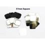 ChiButtons 3737mm Rubber Magnet Button Parts [Metric System] (100 Sets)
