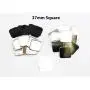 ChiButtons 3737mm Rubber Magnet Button Parts [Metric System] (100 Sets)