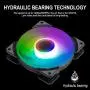 GOLDEN FIELD MH-F Colorful PC Case Fan 120mm Rainbow Color Silent LED Cooling Fan for Computer PC Case CPU Cooler Radiator(3 Pack)