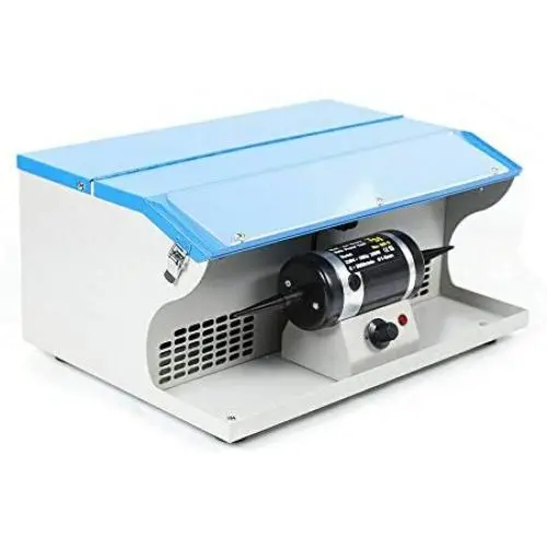 Polishing Buffing Machine Dust Collector,Tabletop, w/Light, Jewelry Polisher Applied to Polish Jewelry, Aluminum, Chrome, Metal Parts or Plastic Parts