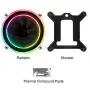 Vetroo darkFlash Shadow CPU Air Cooling Cooler PWM Aluminum LED Addressable RGB Motherboard Control Cooling Fan Motherboard Sync for Intel Core i7/i5/i3 Vetroo darkFlash Shadow CPU Air Cooling Cooler PWM Aluminum LED Addressable RGB Motherboard Control Cooling Fan Motherboard Sync for Intel Core i7/i5/i3