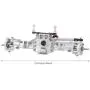 VGEBY Front Axle, Metal CNC Remote Control Front Axle RC Model Crawler Car Parts Fit for Scx10 II 90046 90047 1/10 Crawler RC Car Accessory(Silver) VGEBY Front Axle, Metal CNC Remote Control Front Axle RC Model Crawler Car Parts Fit for Scx10 II 90046 90047 1/10 Crawler RC Car Accessory(Silver)