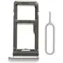 SIM Card Tray Holder Slot Replacement with Waterproof Gasket for Samsung Galaxy S8 G950 and S8 Plus G955 (Silver)