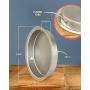 Jack N’ Drill 2 ⅛” Round Finger Pull (13 Pack) - Flush Pull Door Handle for Sliding Door, Closet, Cabinet and More, Made from Stamped Steel, Safe and Easy to Use for Kids and Elderly