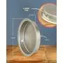 Jack N’ Drill 2 ⅛” Round Finger Pull (13 Pack) - Flush Pull Door Handle for Sliding Door, Closet, Cabinet and More, Made from Stamped Steel, Safe and Easy to Use for Kids and Elderly