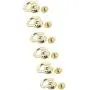 Youliang 6pcs 360 Degree Rotatable Ball Post Head Buttons with D Ring Metal Ring for Backpack Hardware Accessories Pale Gold Youliang 6pcs 360 Degree Rotatable Ball Post Head Buttons with D Ring Metal Ring for Backpack Hardware Accessories Pale Gold